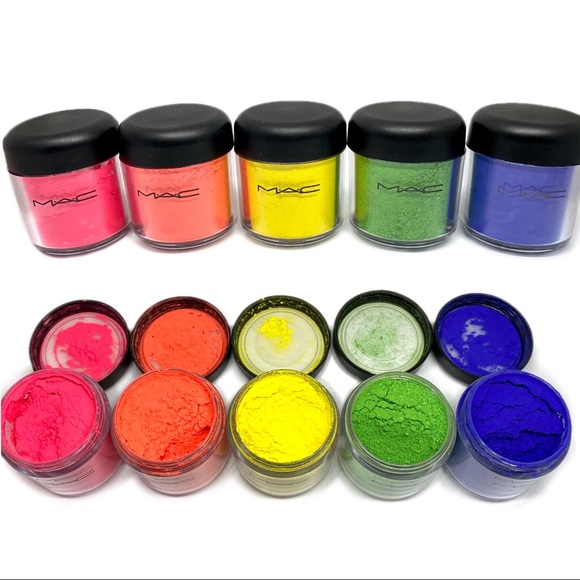 MAC Neon Matte Pigments Extremely Rare! Multi-Purpose Concentrated Powder NWOB - Picture 2 of 16